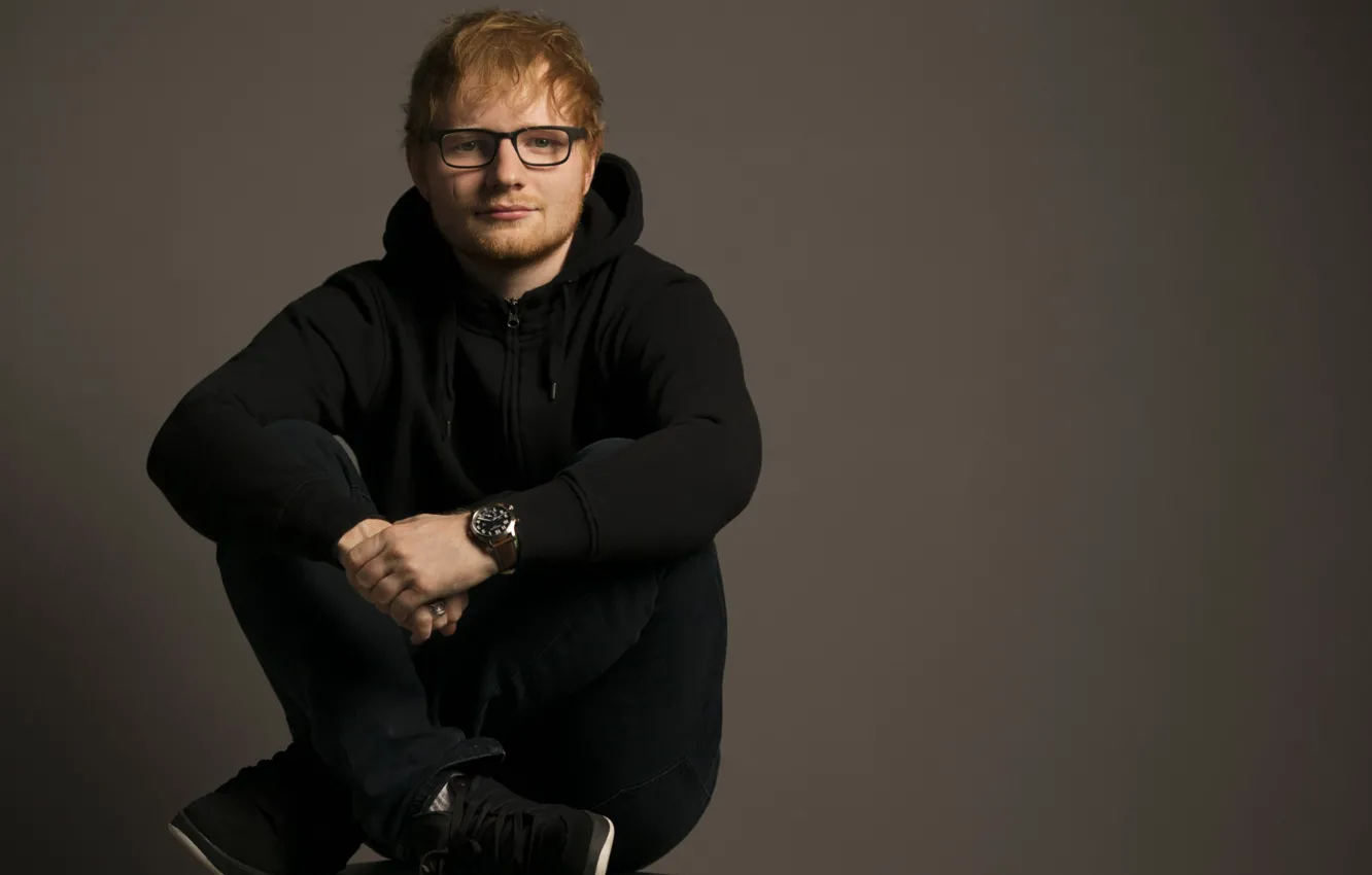 Фото обои рыжая, Эд Ширан, Ed Sheeran, певец, музыкант