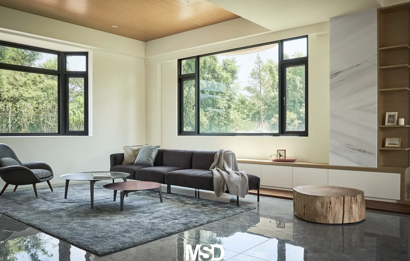 Фото обои дизайн, стиль, комната, интерьер, Тайвань, гостиная, Taiwan, contemporary house