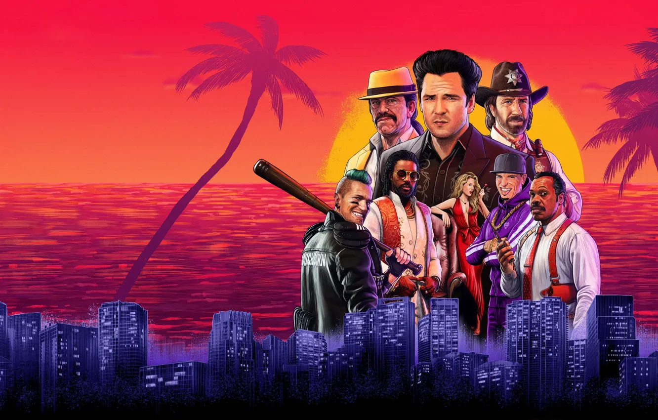 Фото обои Игра, Актеры, Game, 505 Games, Crime Boss: Rockay City, Ingame Studios