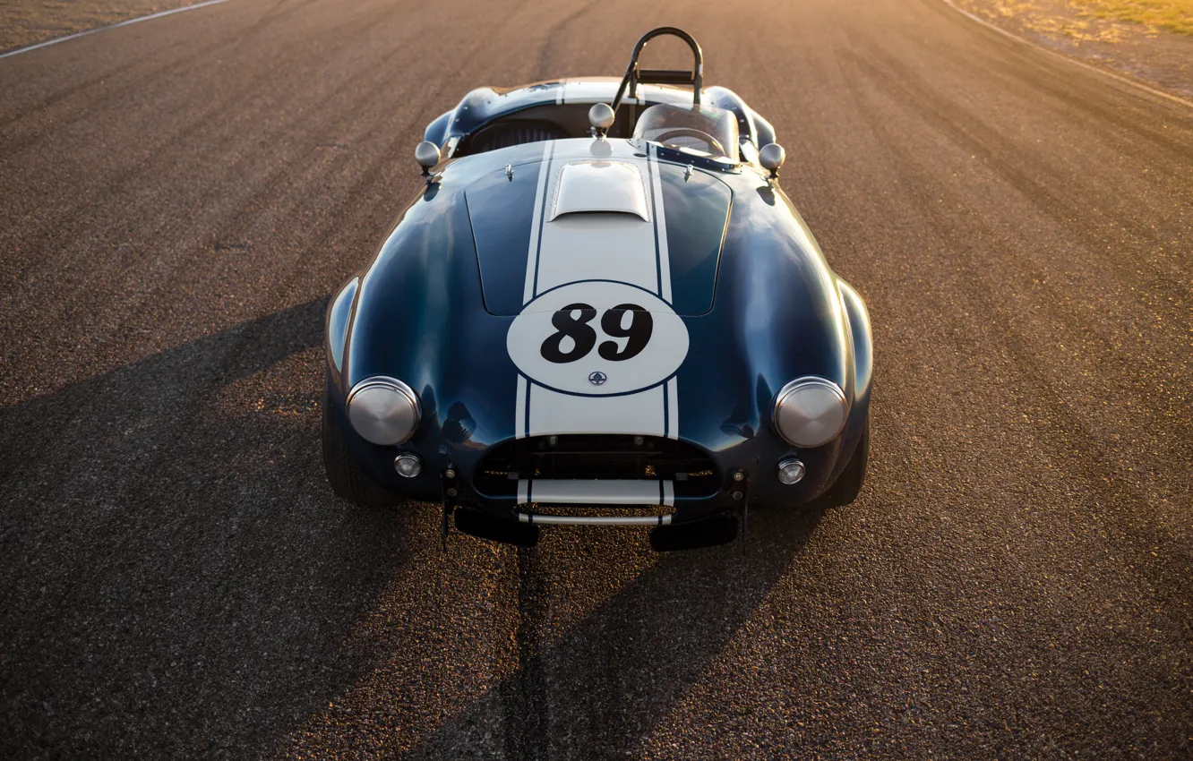 Фото обои Shelby, blue, Cobra, sports car, Shelby Cobra 289