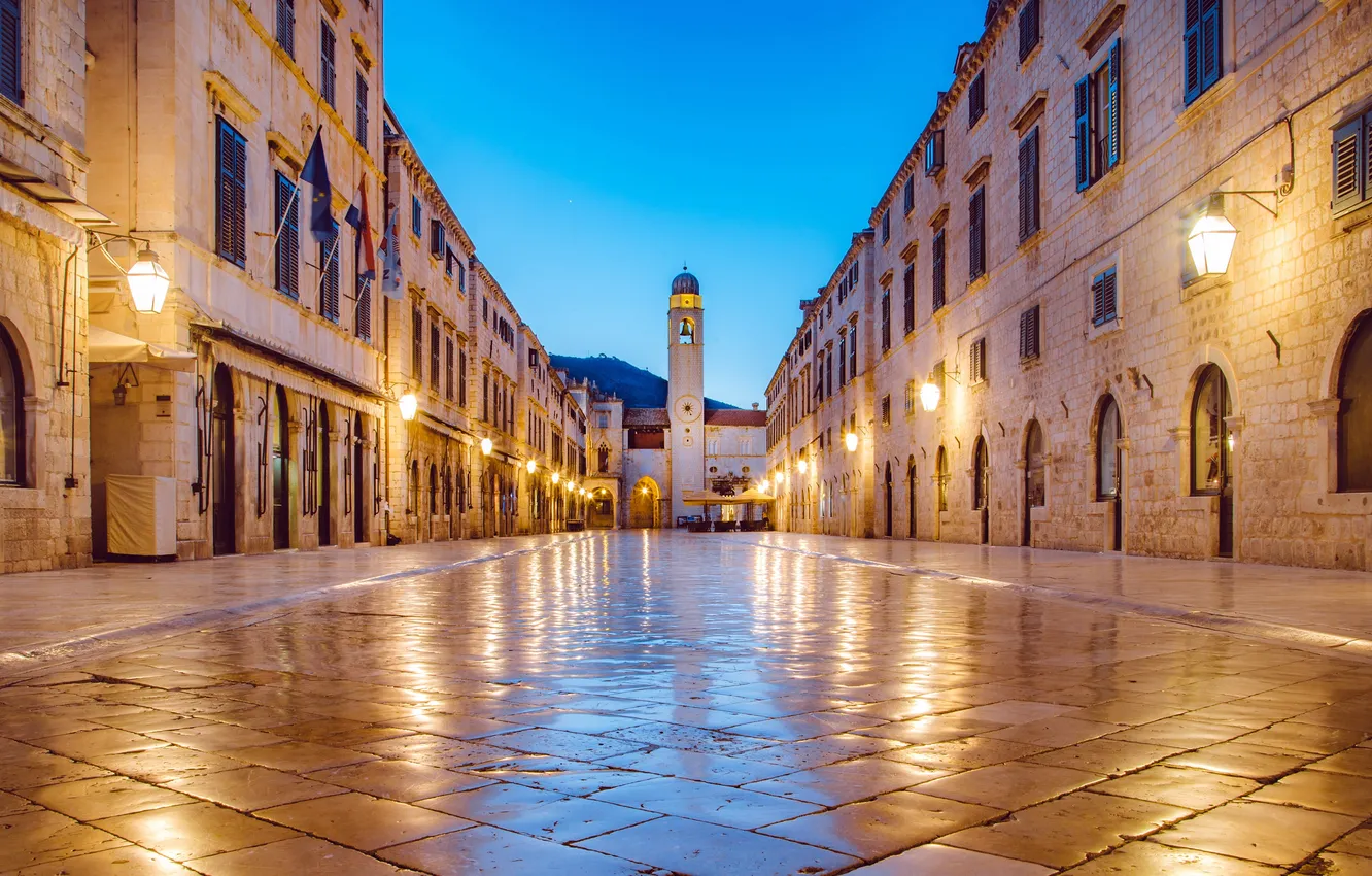 Фото обои Хорватия, Old Town, Croatia, Дубровник, Dubrovnik, Старый город, Далмация, Dalmatia