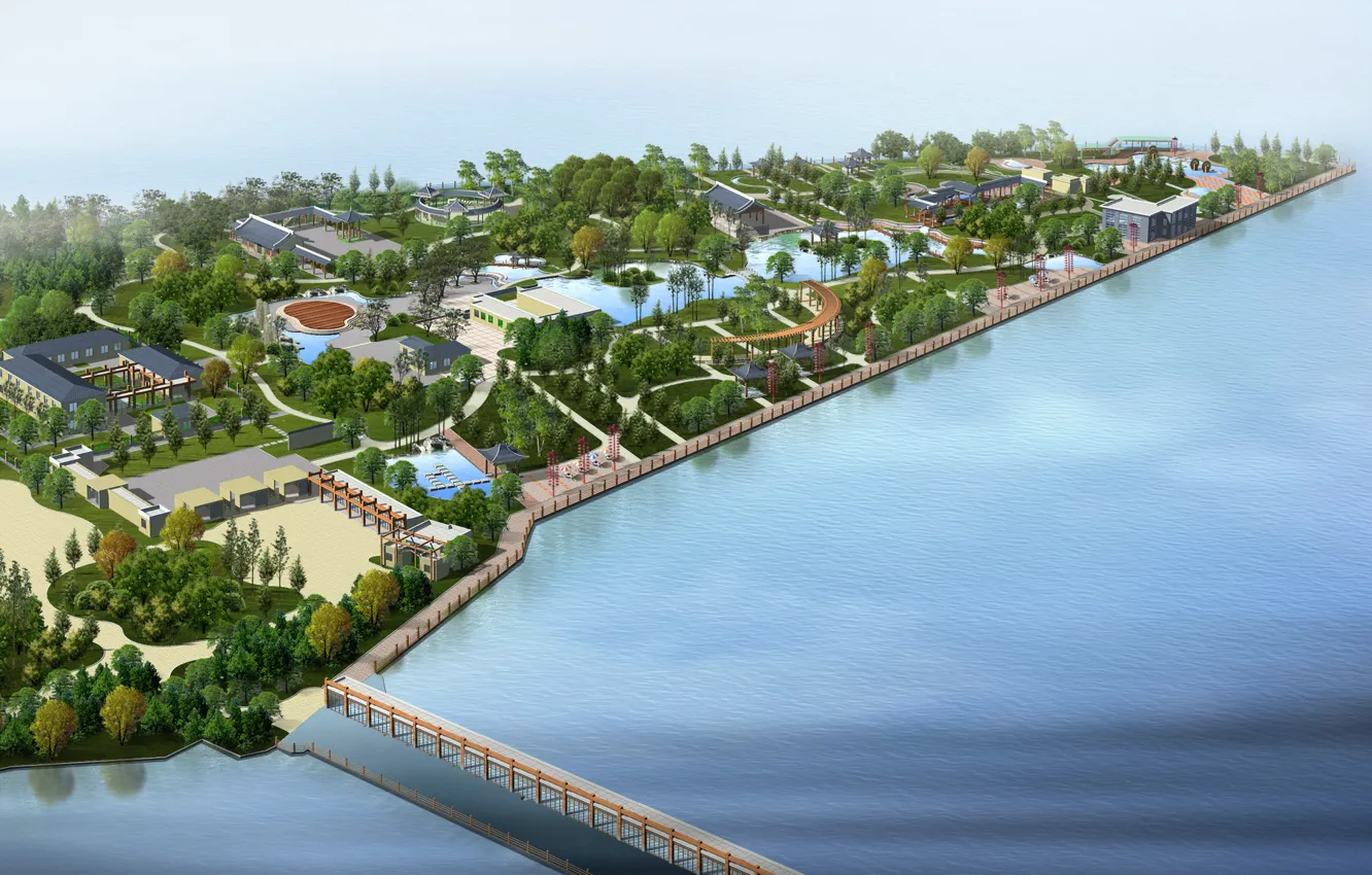 Фото обои city, Town