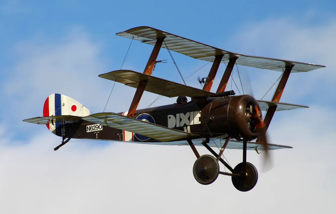 Фото обои войны, мировой, времён, Первой, Sopwith Triplane, истребитель-триплан