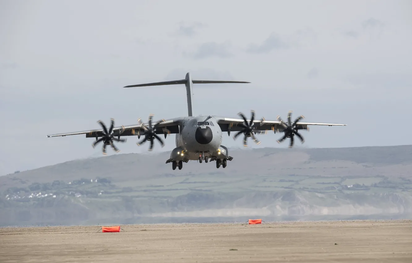 Фото обои aircraft, military, air force, 002, cargo and transport aircraft, Airbus A400M