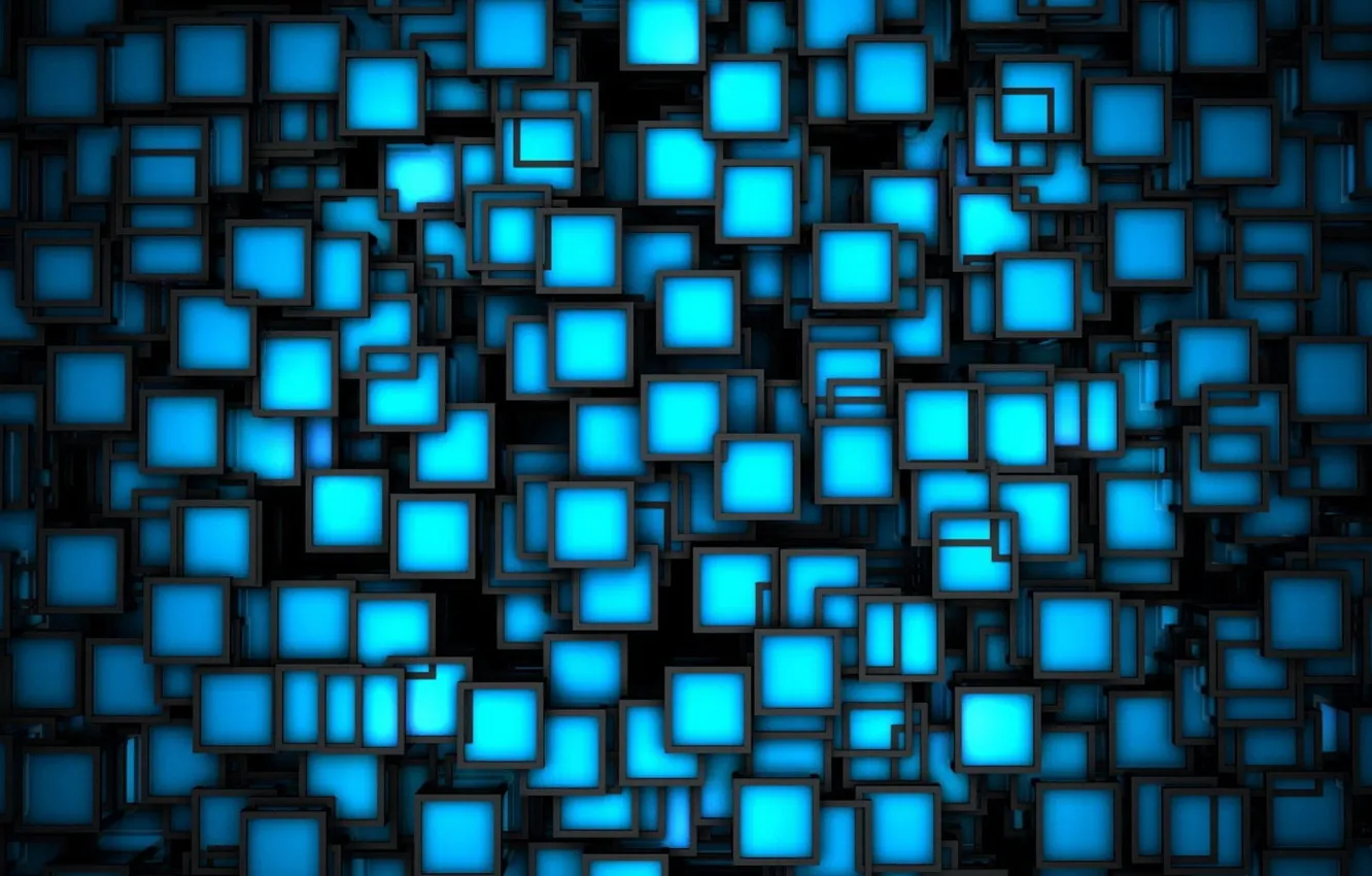 Фото обои colors, blue, pattern, squares