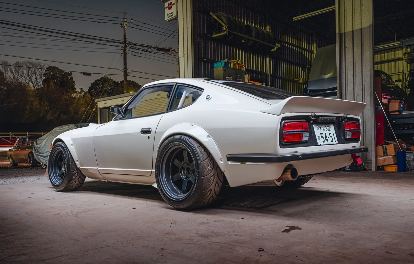 Фото обои Ниссан, Nissan, Fairlady Z, 240Z, Nissan Fairlady Z, The Mizukami Auto, Z coupe