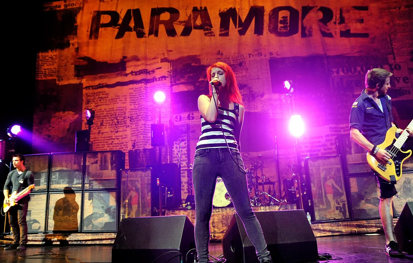 Фото обои музыка, music, концерт, paramore, williams, hayley, pop-rock, хейли