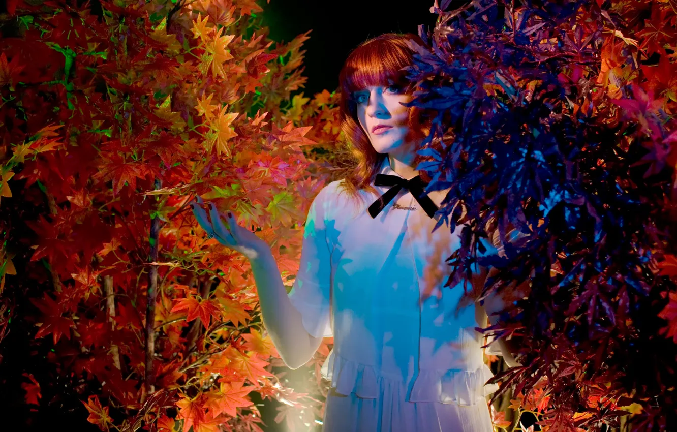 Фото обои британская группа, инди-поп, арт-рок, барокко-поп, Florence and the Machine, певица Флоренс Уэлч, Инди-рок, Florence Leontine …