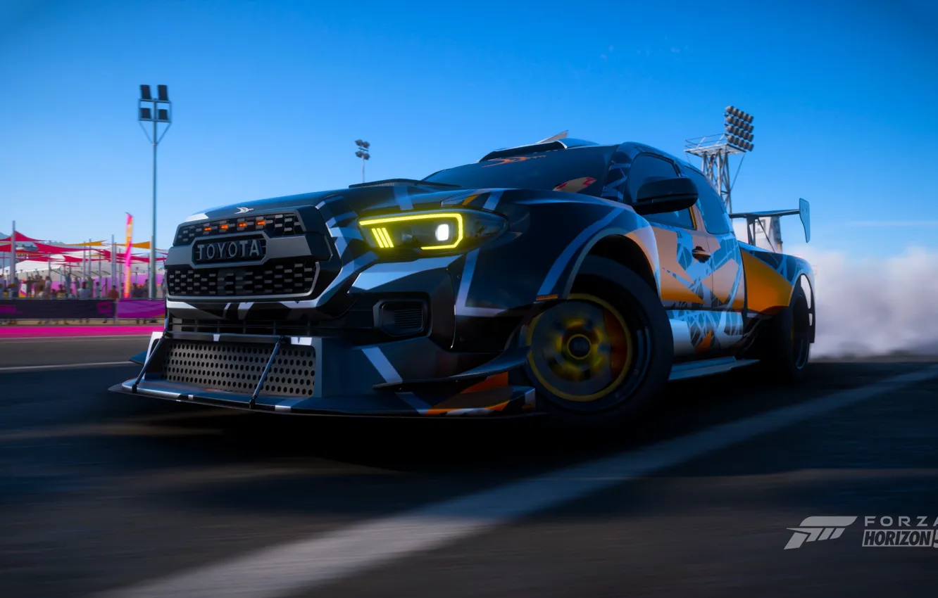 Фото обои car, drift, toyota, forza 5, forza horizon 5
