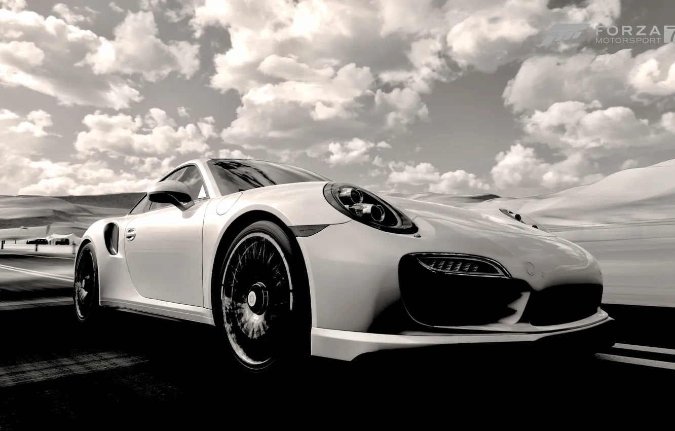 Фото обои HDR, 911, Porsche, Speed, Turbo, Game, Porsche 911 Turbo S, FM7