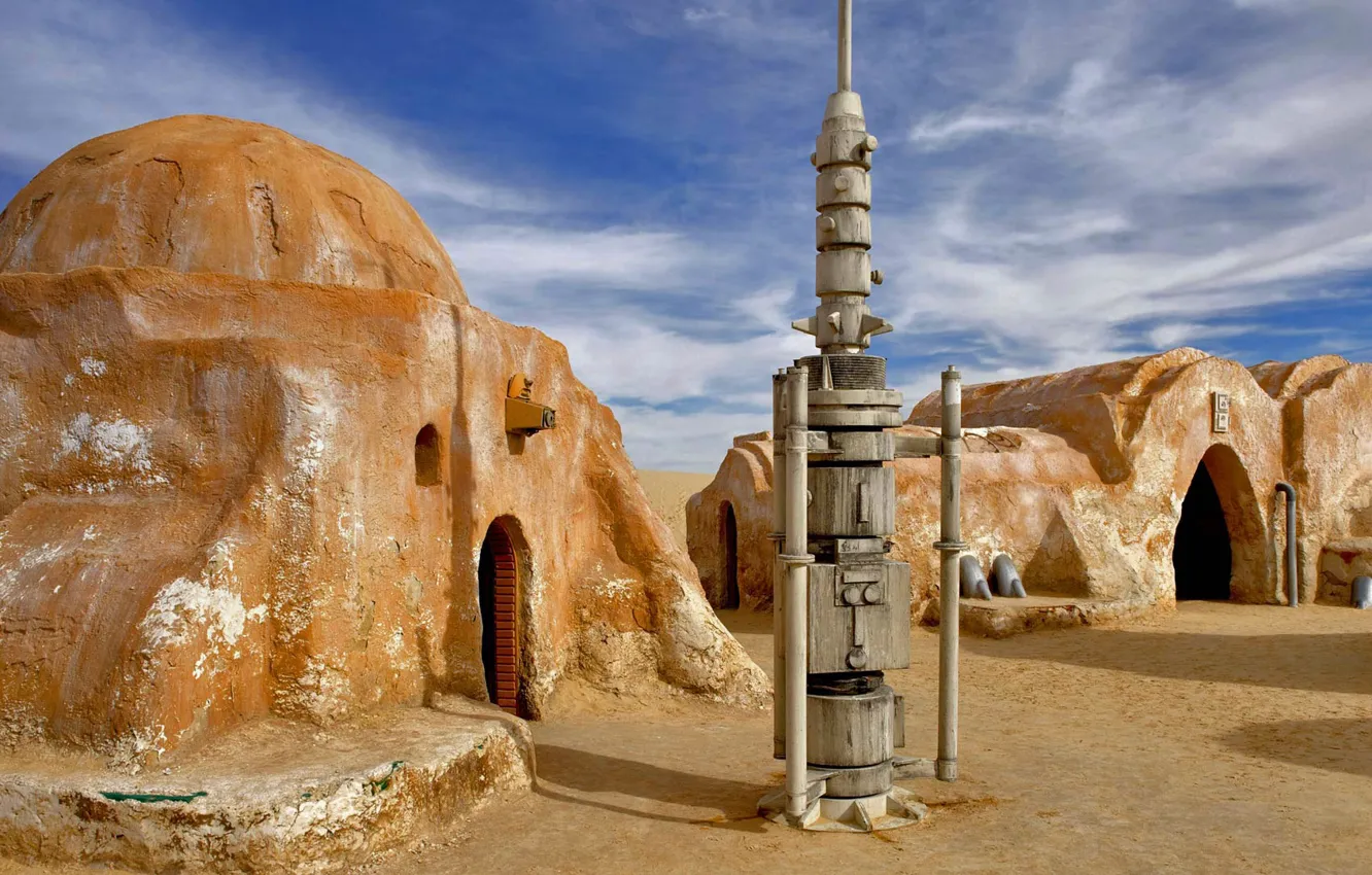 Фото обои Звёздные Войны, декорации, Тунис, Эль-Джерид