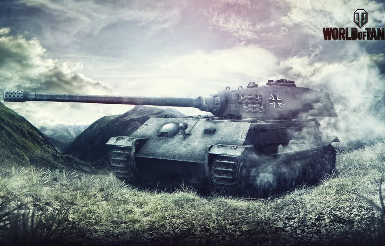 Фото обои Игры, Games, Art, World of Tanks, Wargaming Net, FuriousGFX, VK 4502 (P) Ausf. B