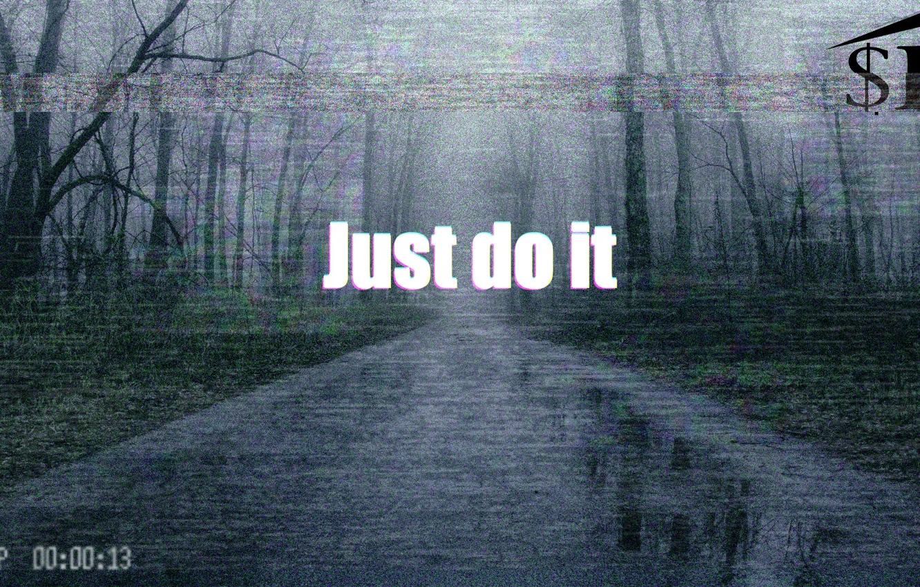 Фото обои just do it, VHS, suicideboys