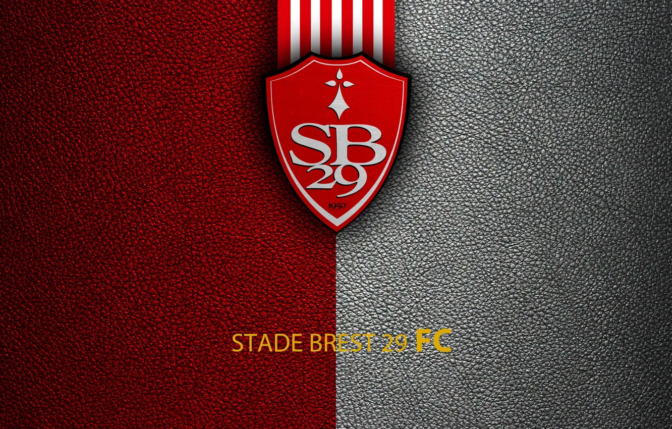 Фото обои wallpaper, logo, football, Sport, Ligue 1, Stade Brest 29