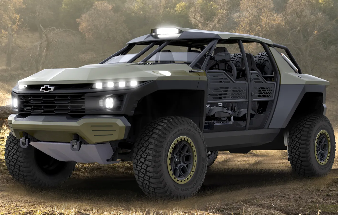 Фото обои Concept, мощь, концепт, Silverado, 2021, The Chevy Beast, Chevrolet Beast