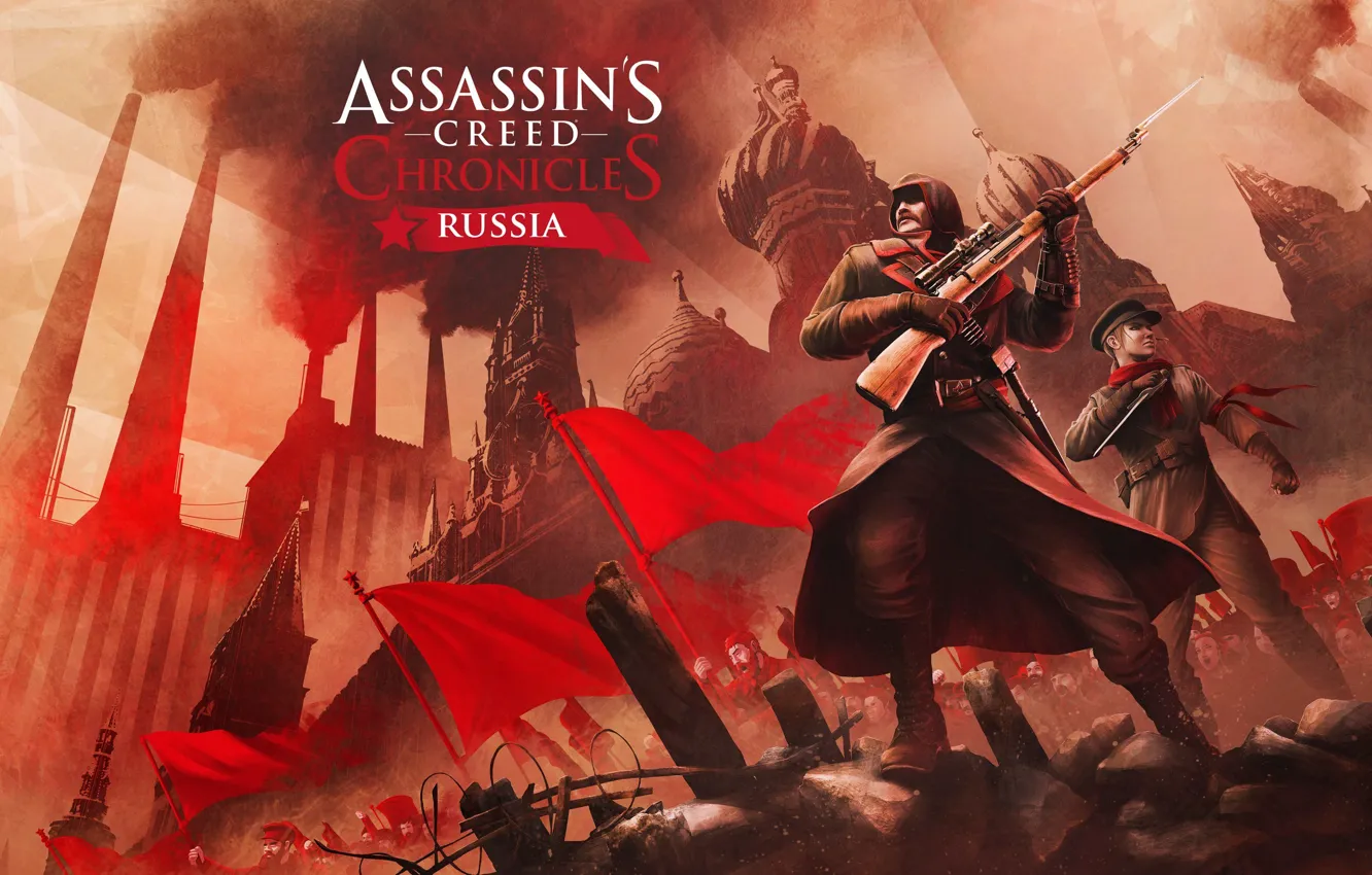 Фото обои Россия, Арт, Russia, Асасин, Assassin's Creed: Chronicles, Николай Орлов