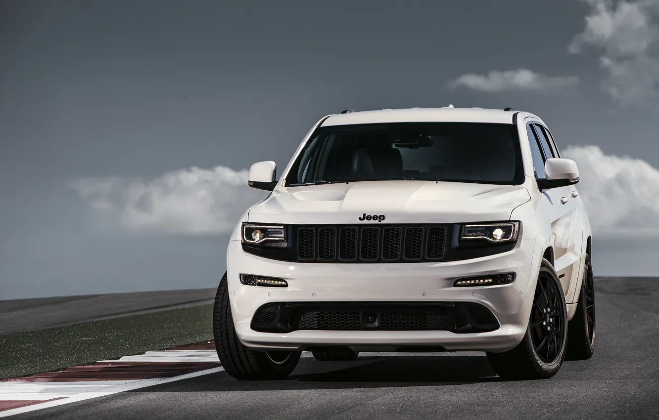 Фото обои трек, Jeep, Grand Cherokee, 2016, SRT &quot;Night