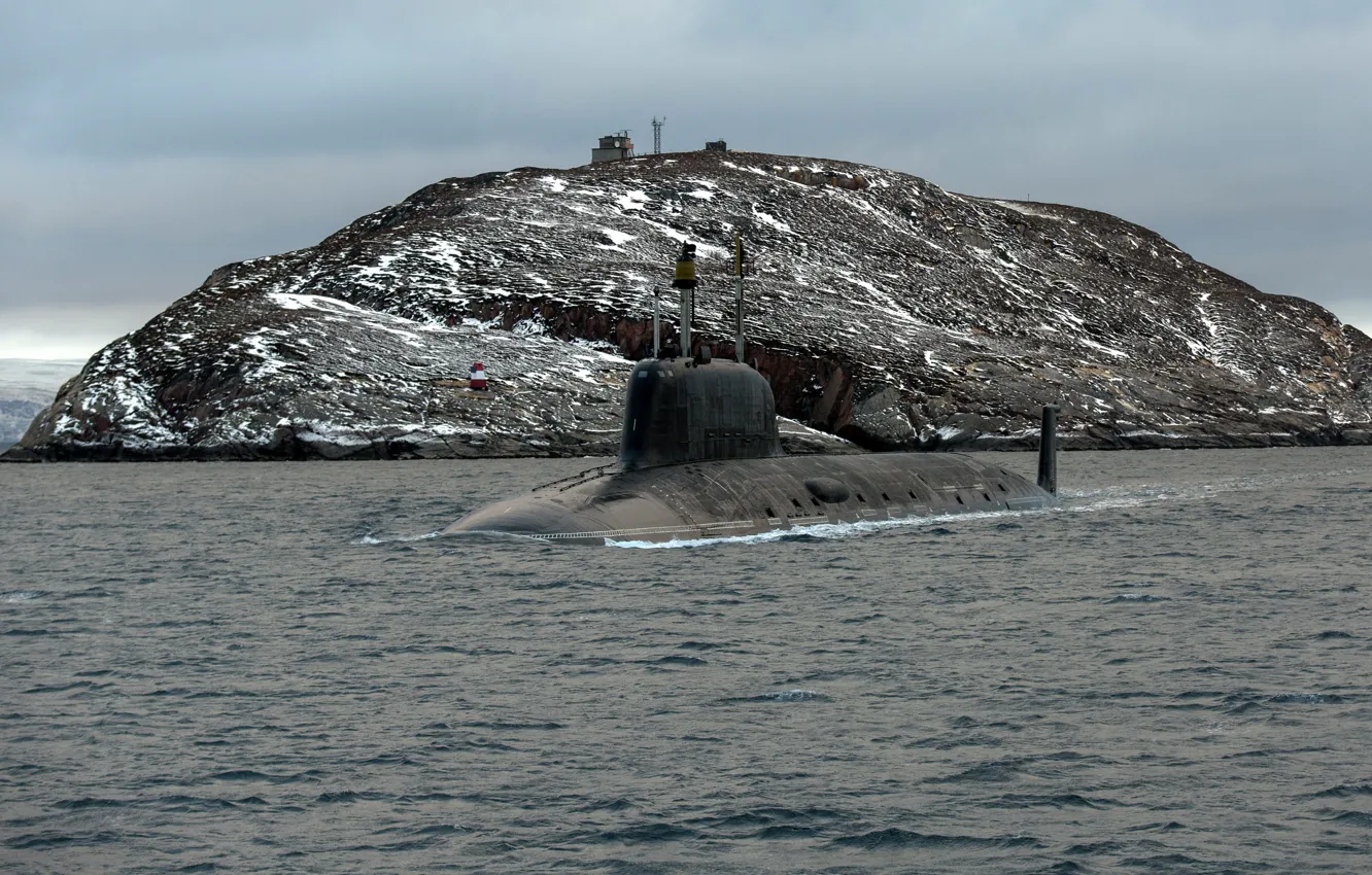 Фото обои лодка, подводная, атомная, Северодвинск, прокт 885