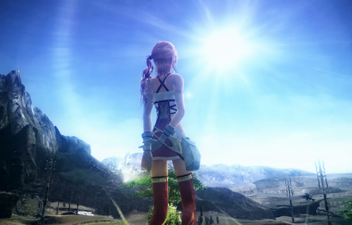 Фото обои wallpaper, game, Final Fantasy, Serah, Final Fantasy XII-2