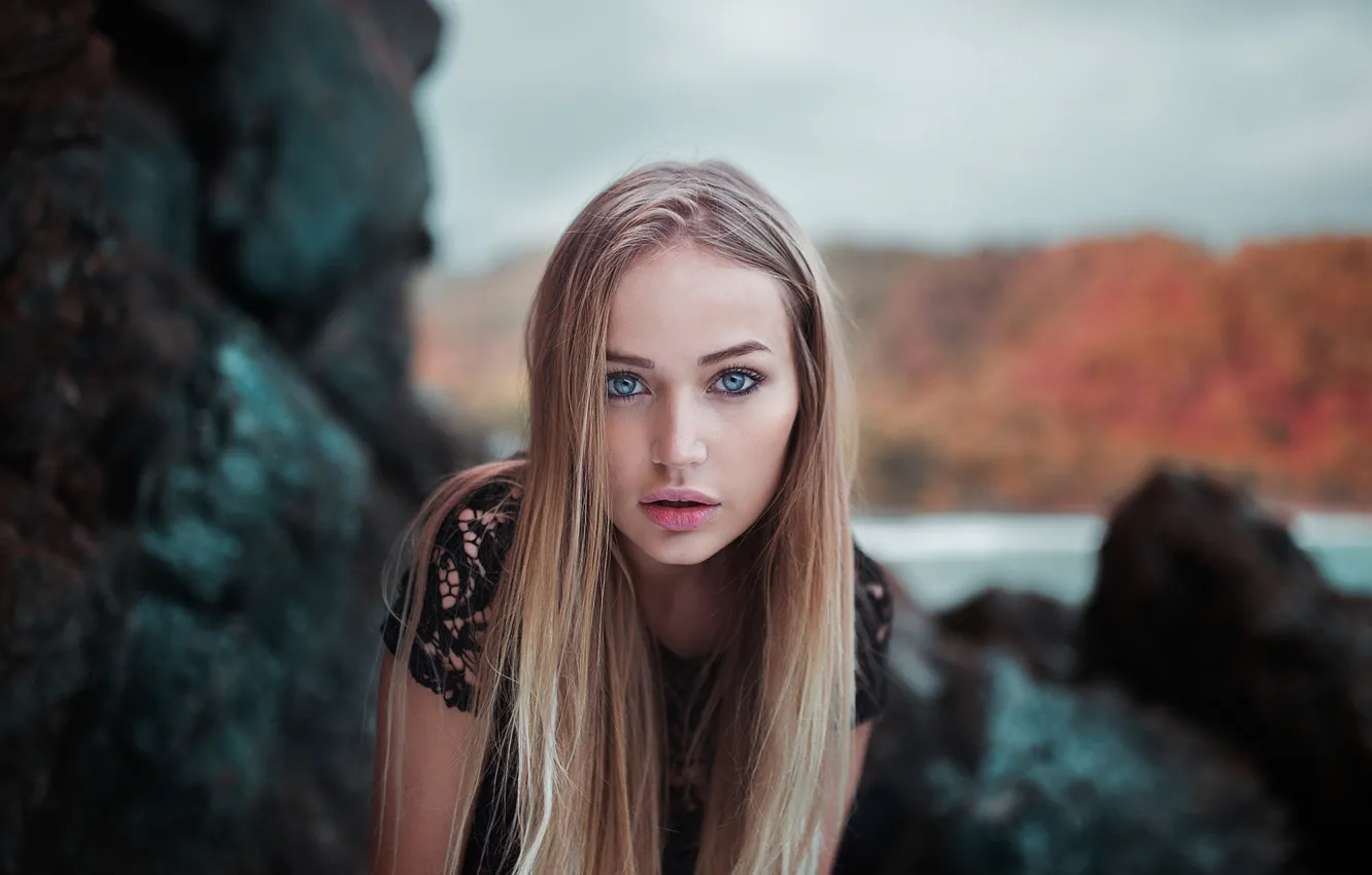 Фото обои Girl, Light, Beautiful, Model, Beauty, Best, Maria, Portrait