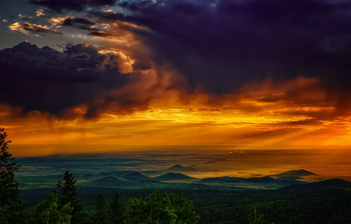 Фото обои United States, Arizona, Apache, Greens Peak