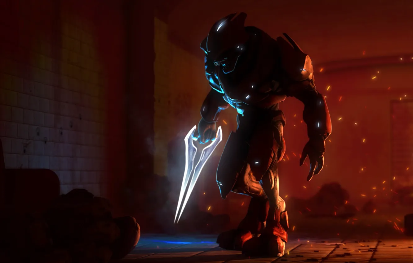 Фото обои Halo, fan art, Master Chief, Covenant