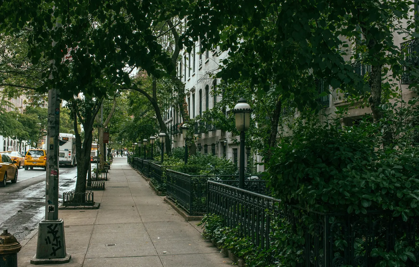 Фото обои Нью-Йорк, USA, New York, Гринвич-Виллидж