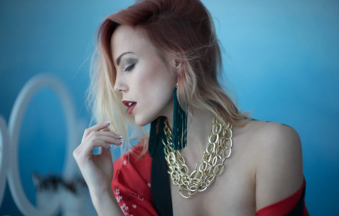 Фото обои лицо, стиль, модель, волосы, Miri