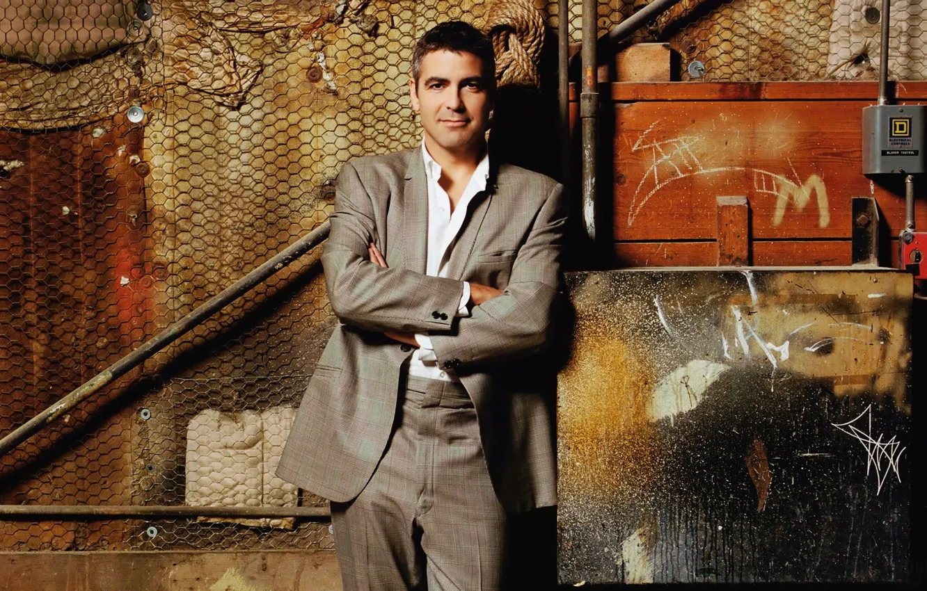 Фото обои актер, george clooney, джордж, клуни