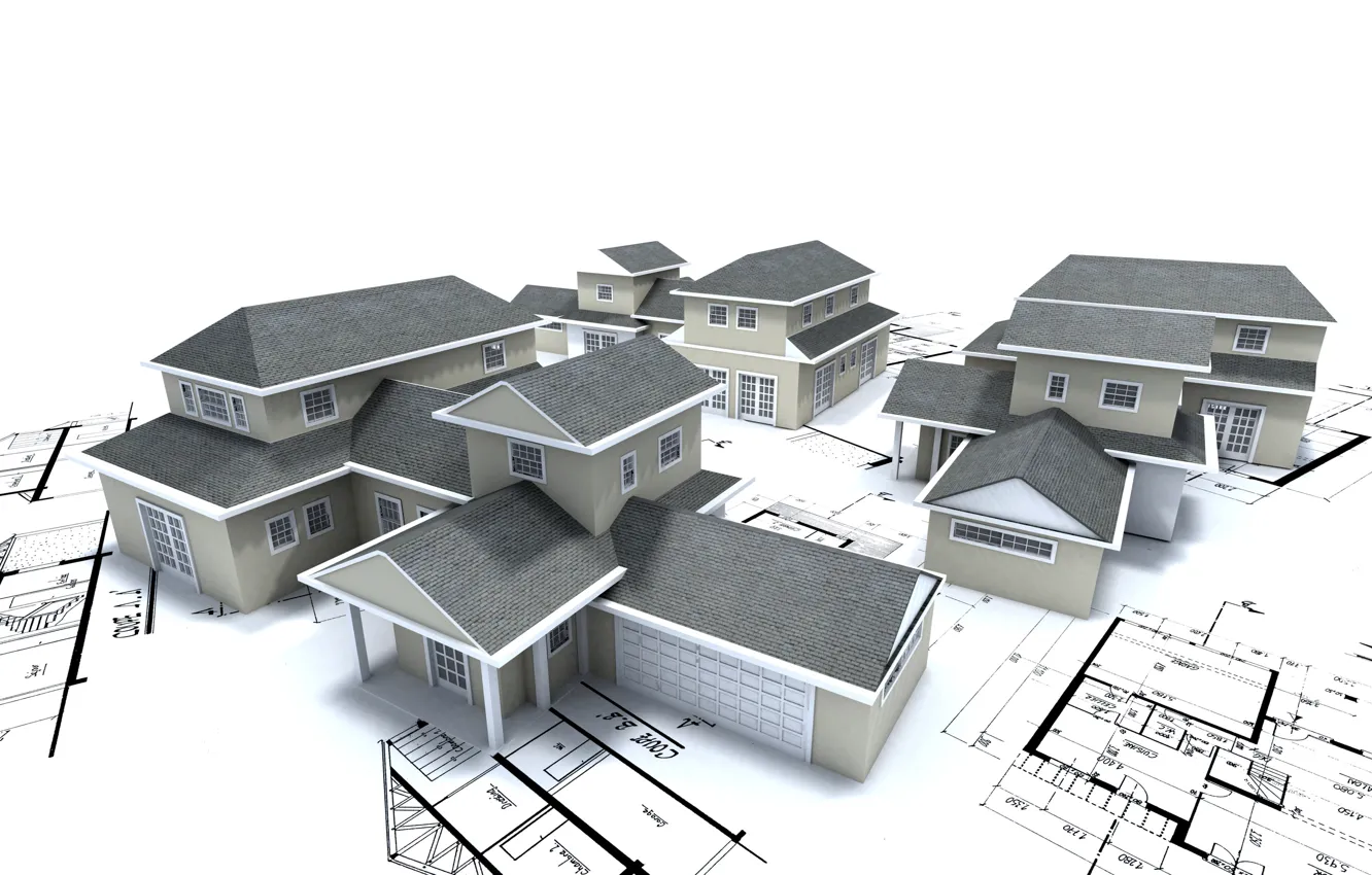 Фото обои design, houses, homes, plans, projects