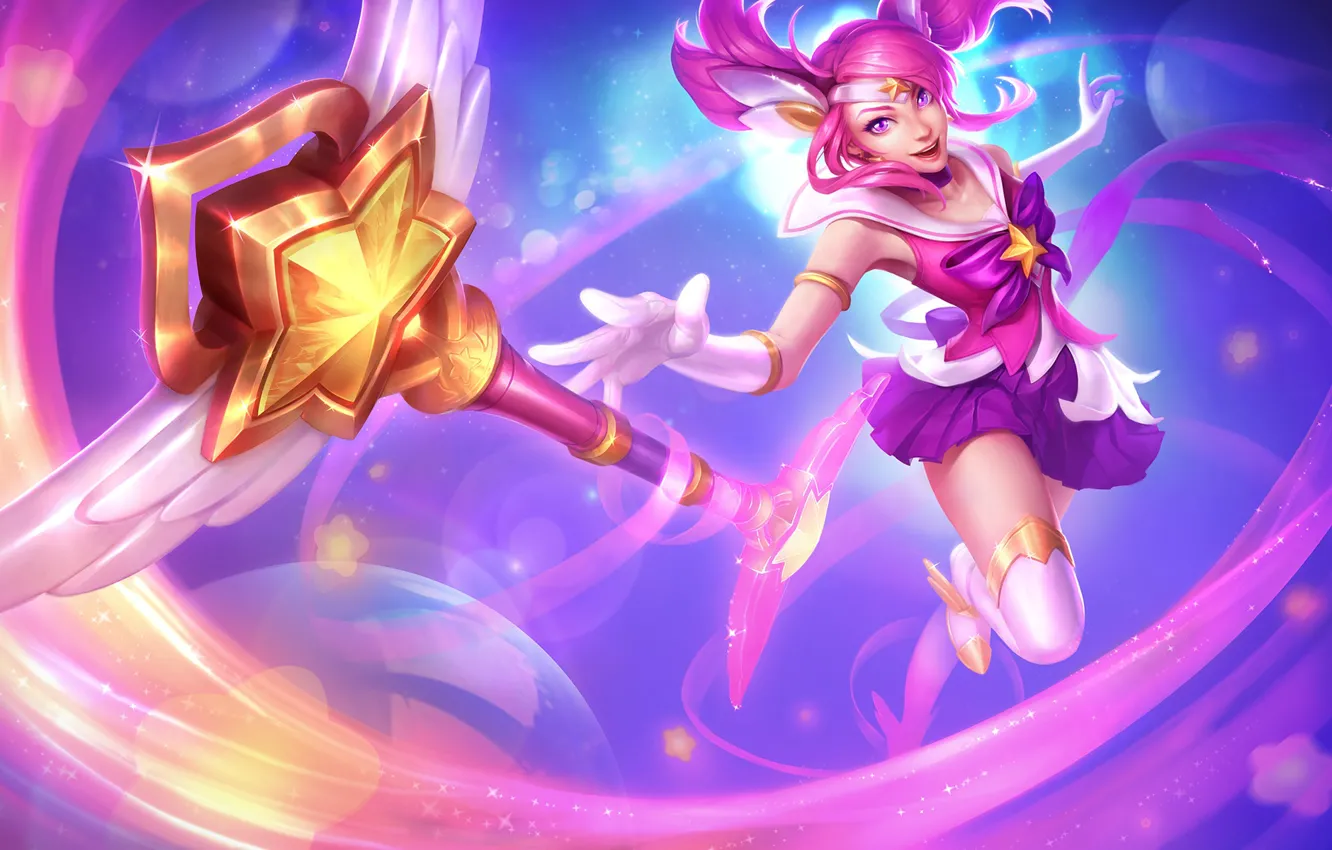 Фото обои девушка, фея, League of Legends, Лига Легенд