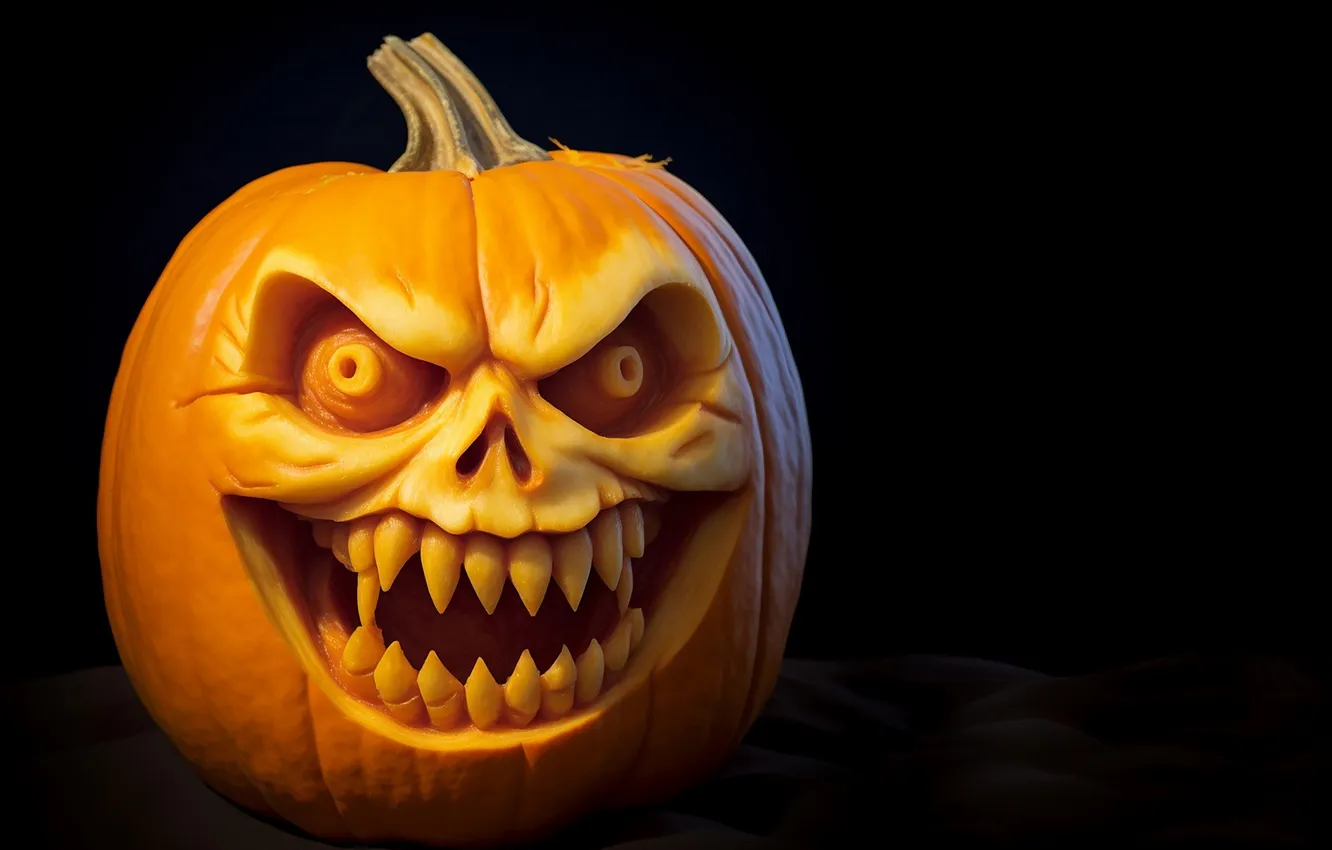 Фото обои праздник, Halloween, тыква, Хеллоуин, карвинг