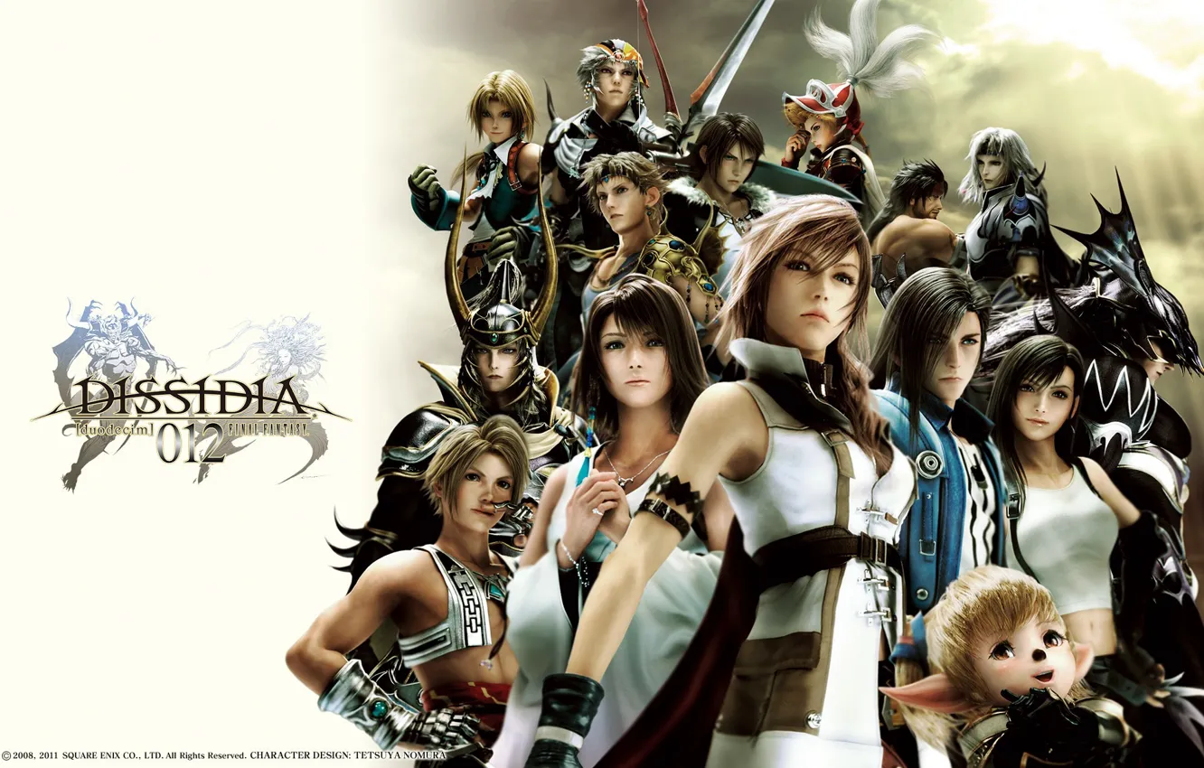 Фото обои Final Fantasy, файтинг, PlayStation, Dissidia, FF12