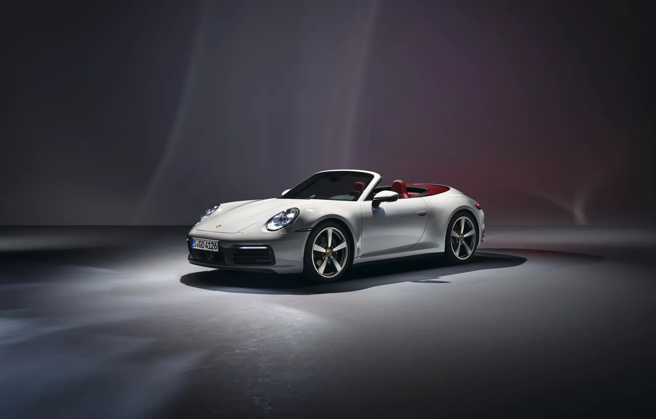 Фото обои 911, Porsche, Carrera, Cabriolet, 2019