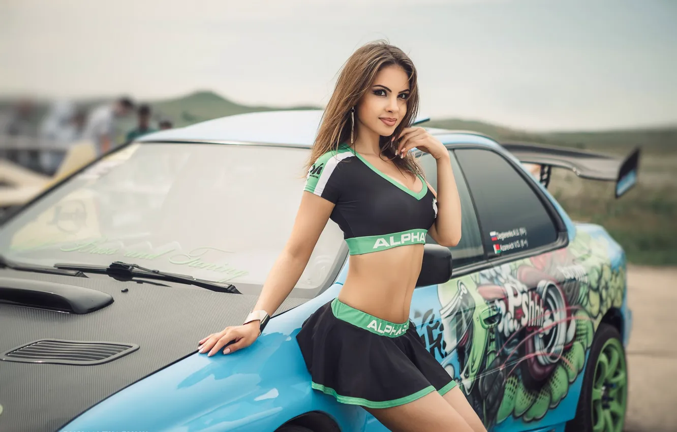 Фото обои sexy, car and girl, Ruslan Tkachuk, Ira mitichkina