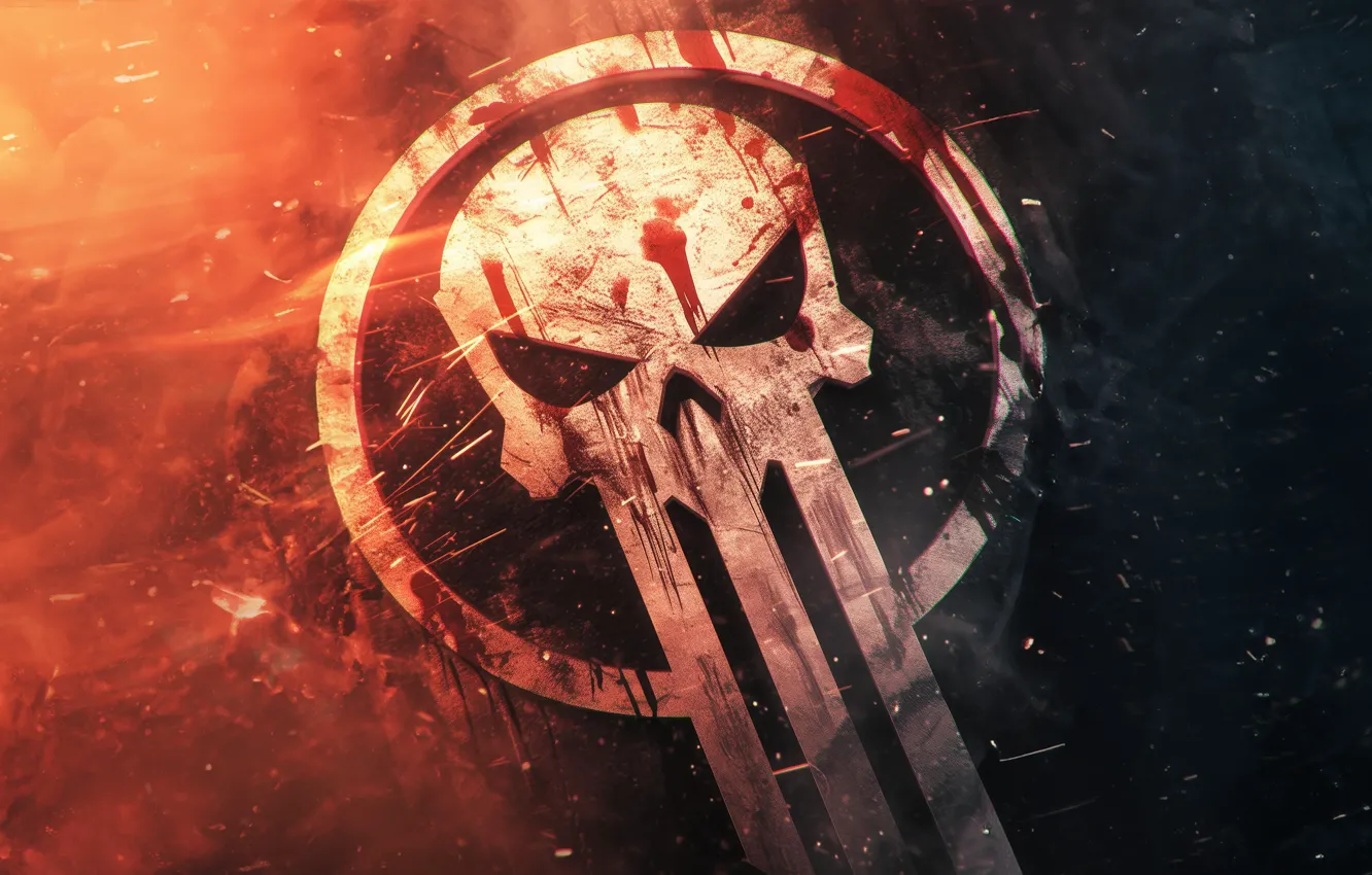 Фото обои logo, Punisher, miscellaneous