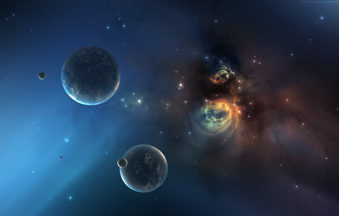Фото обои космос, звезды, пространство, планеты, star, nebula, planet, starfield