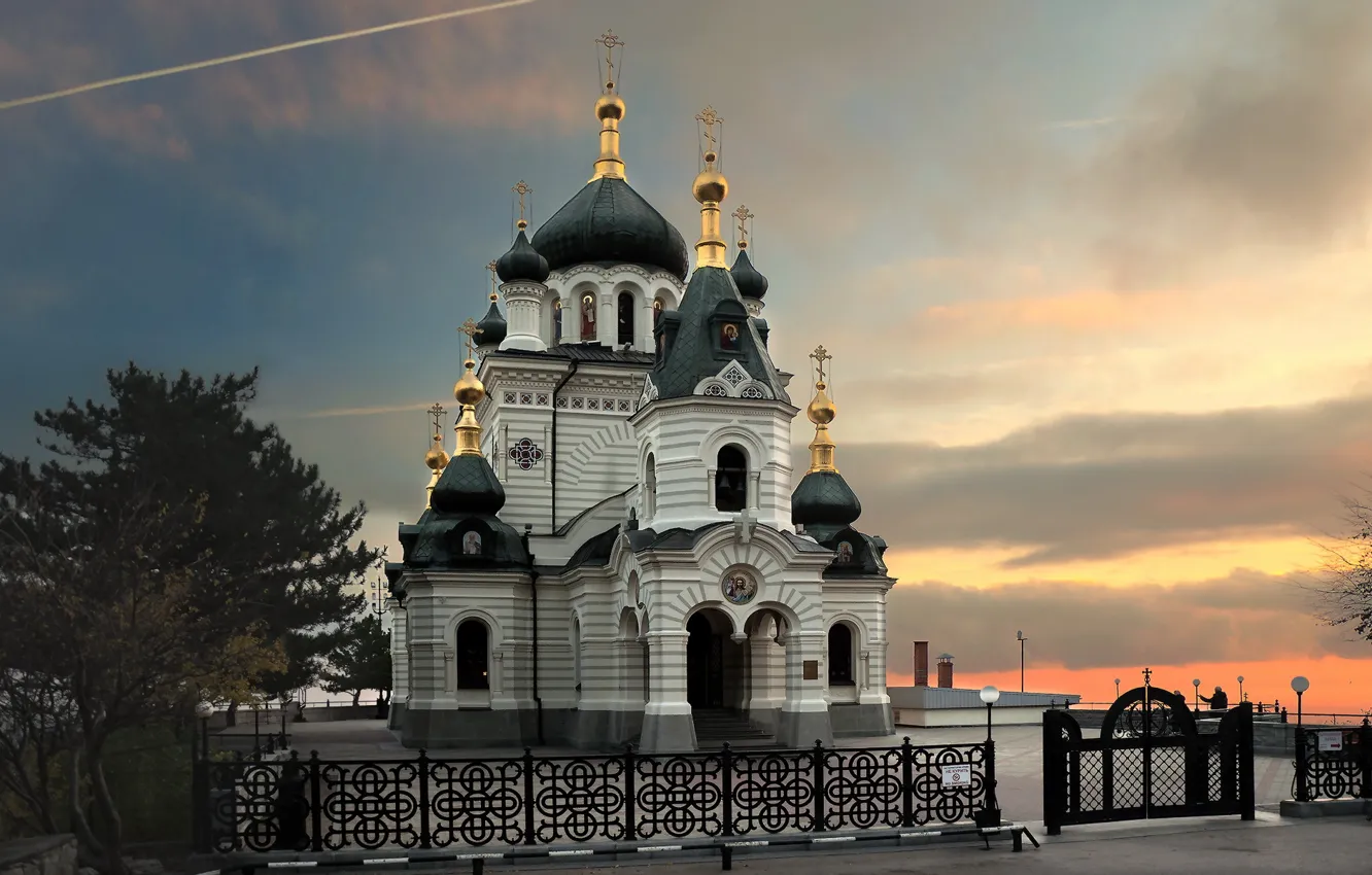 Фото обои храм, архитектура, православие