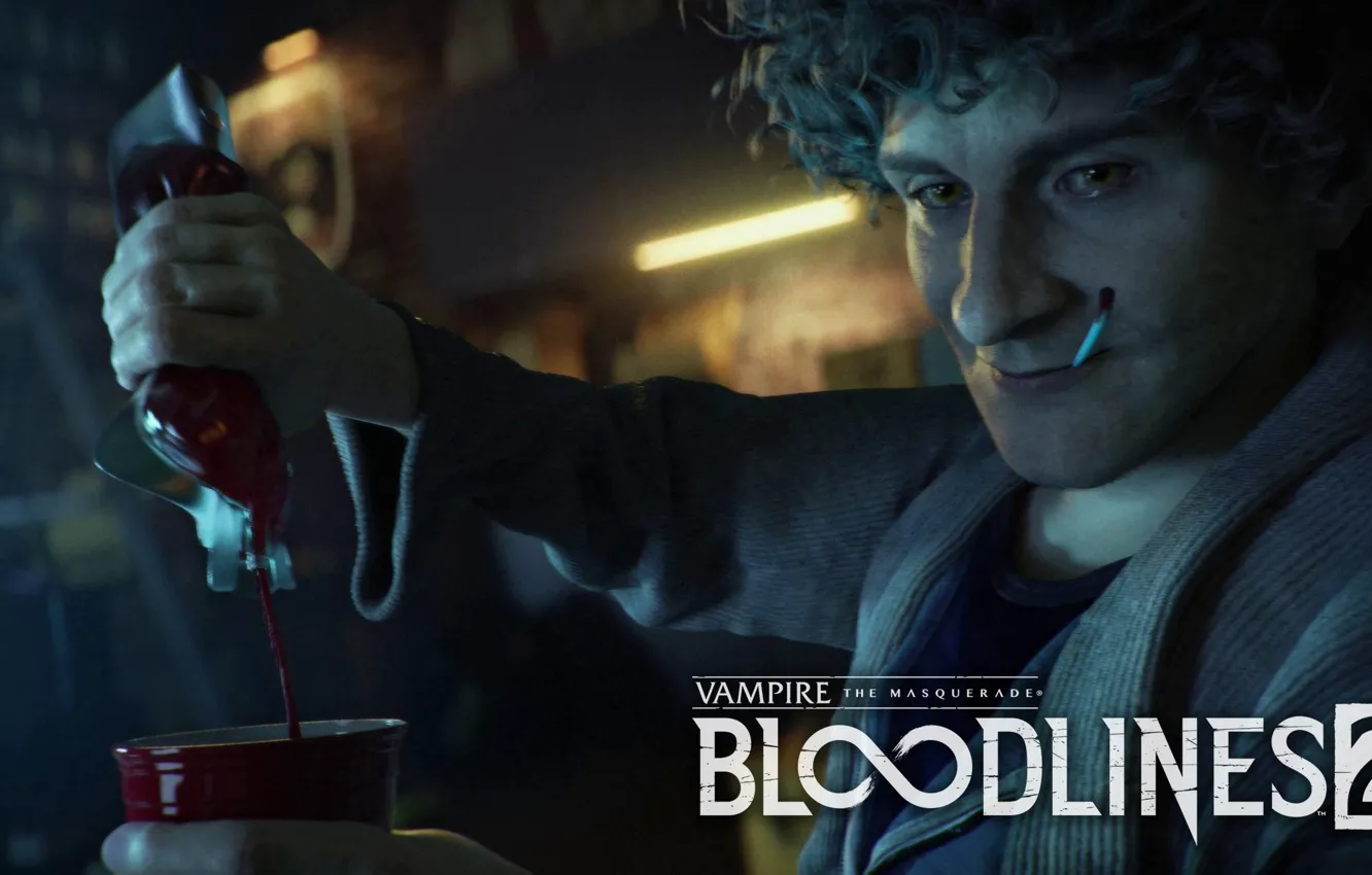 Фото обои тьма, кровь, игра, вампир, ужас, game, Paradox Interactive, Hardsuit Labs