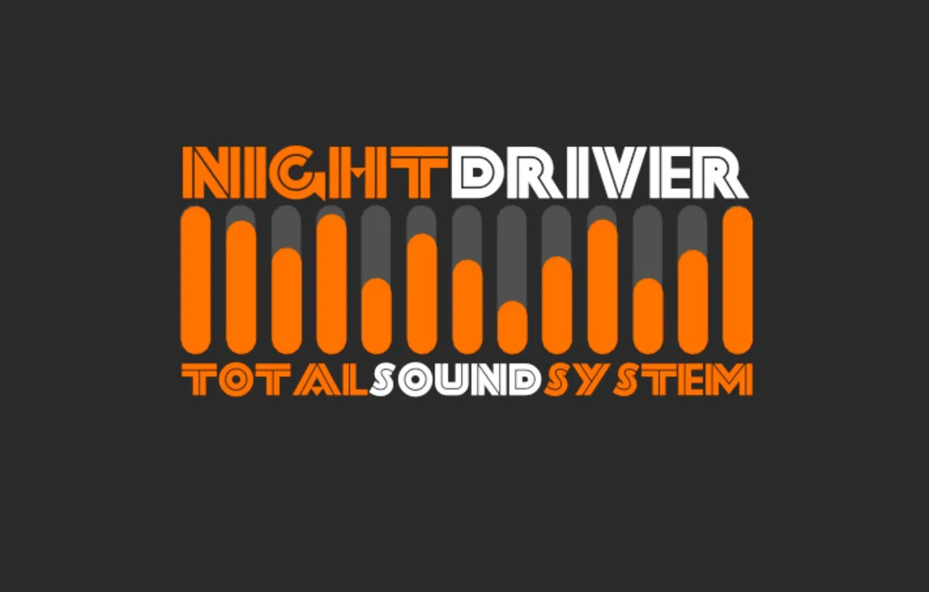 Фото обои electronic, sound, total, system, synth wave, night driver