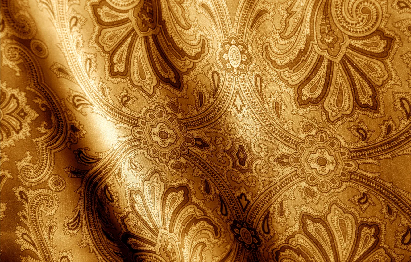 Фото обои узоры, текстура, ткань, орнамент, коричневая