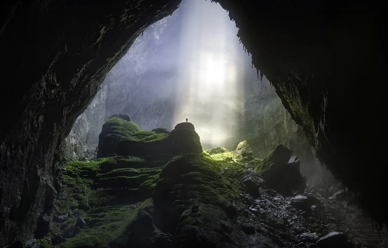 Фото обои Пещера, Вьетнам, Vietnam, Национальный парк, Adventure, Cave, National Park, Приключения