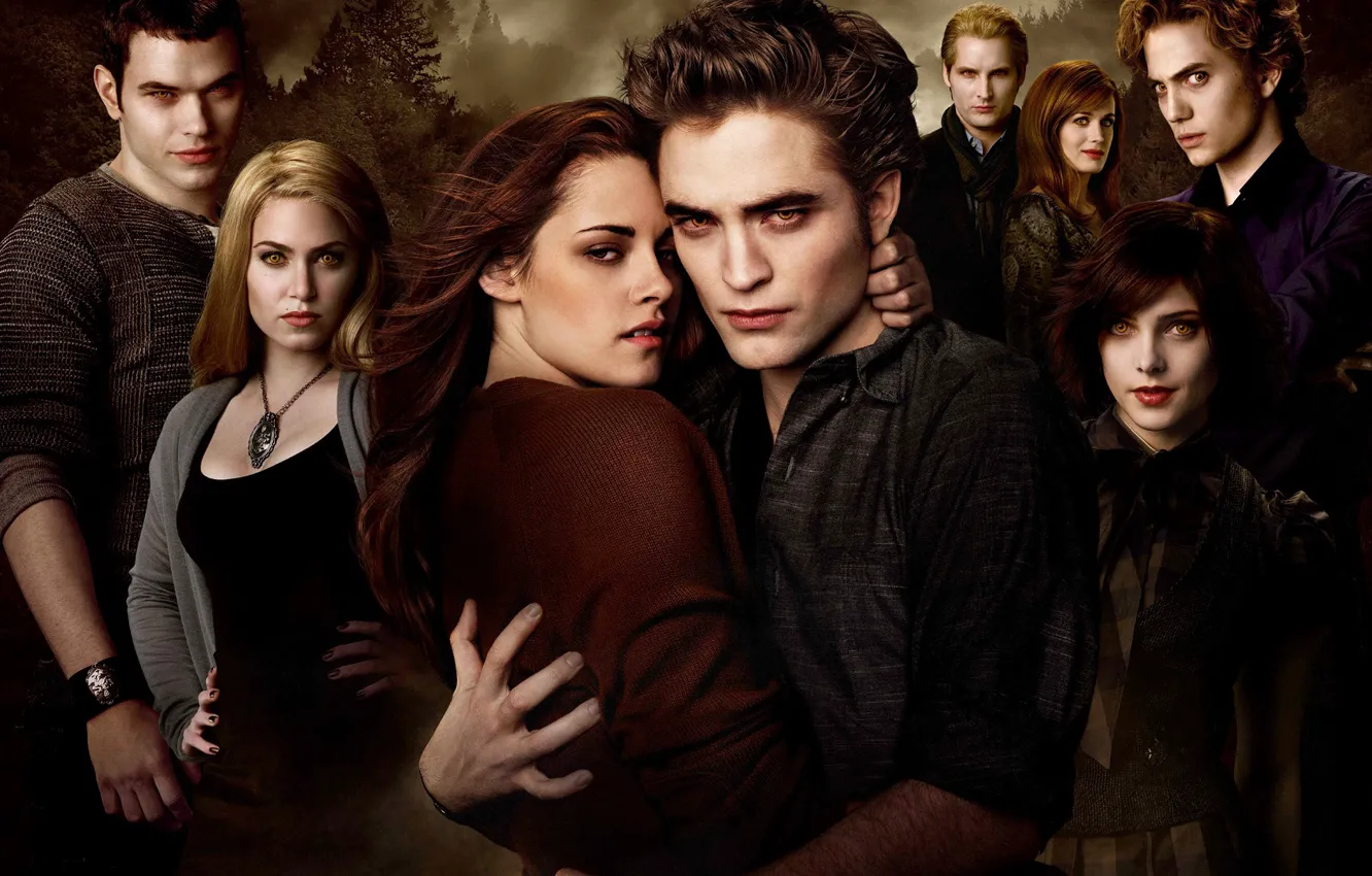 Фото обои семья, вампиры, Сумерки, Белла Свон, The Twilight