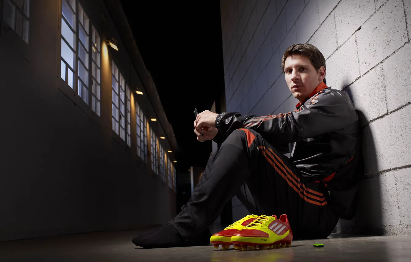 Фото обои футбол, знаменитость, футболист, adidas, lionel messi, messi, месси, бутсы