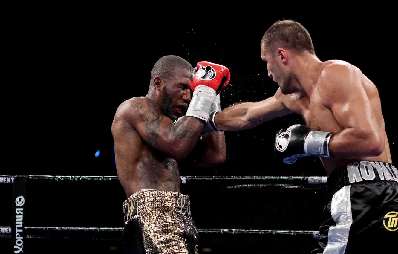 Фото обои бокс, Sergey Kovalev, Cedric Agnew