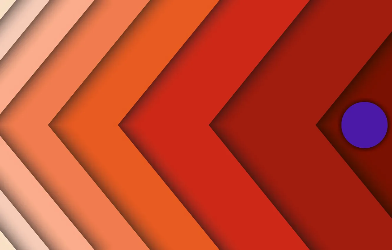 Фото обои круги, тень, треугольник, слой