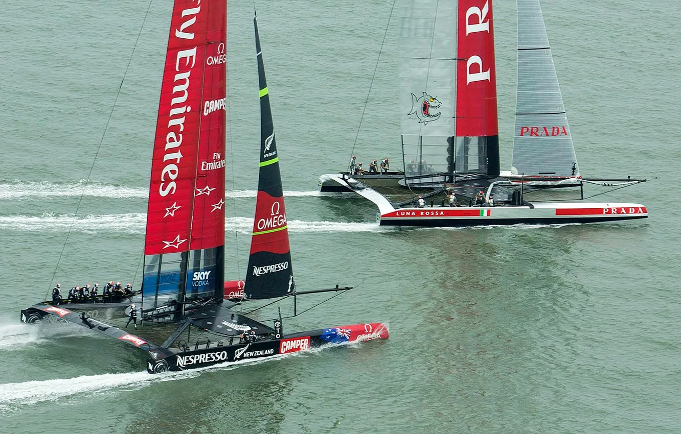 Фото обои гонка, лодка, скорость