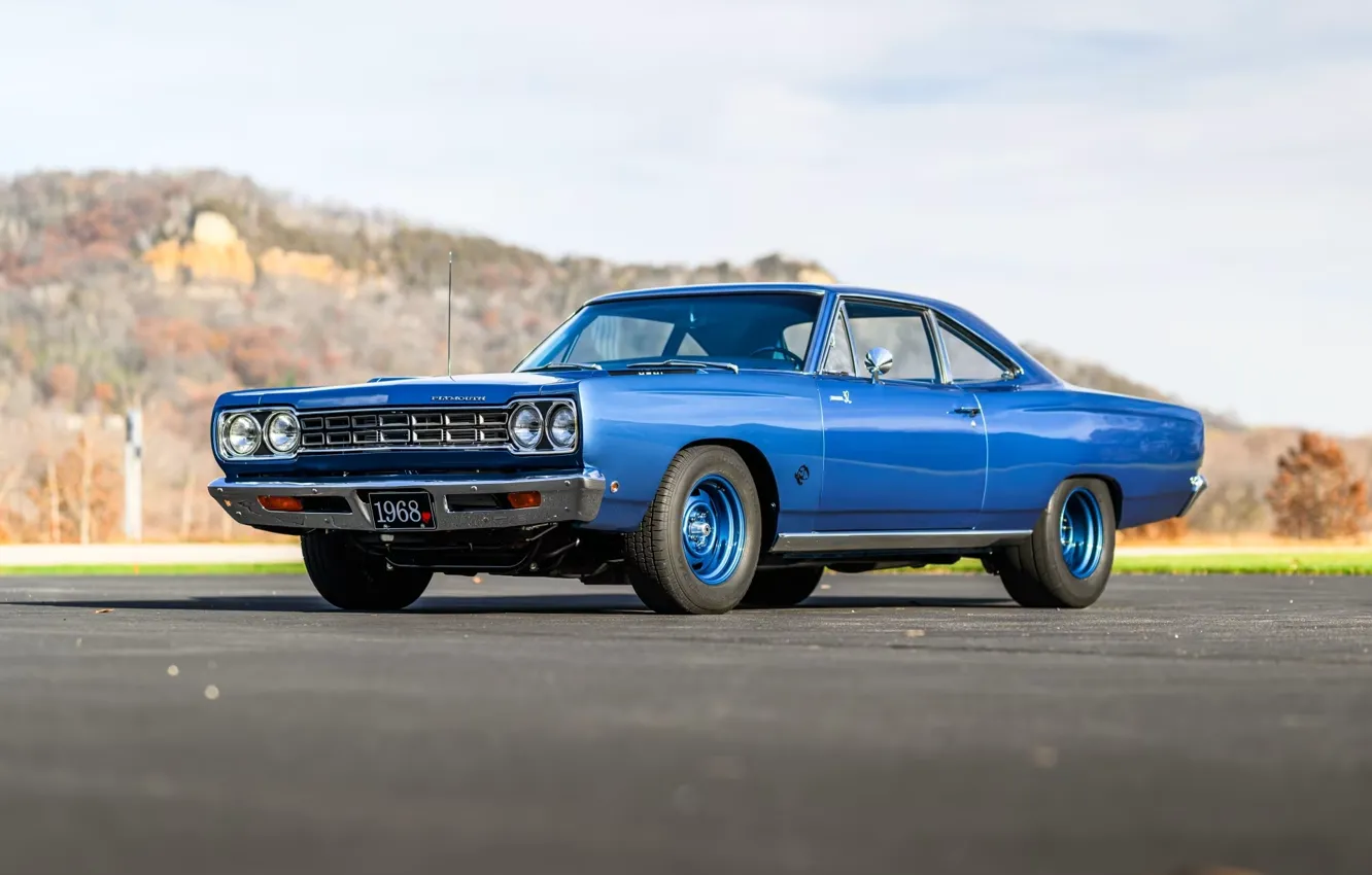 Фото обои muscle car, classic car, 1968 Plymouth Road Runner Custom