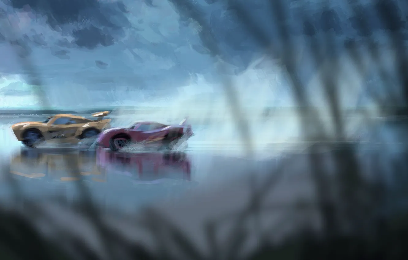Фото обои car, cinema, Disney, Cars, race, speed, movie, film