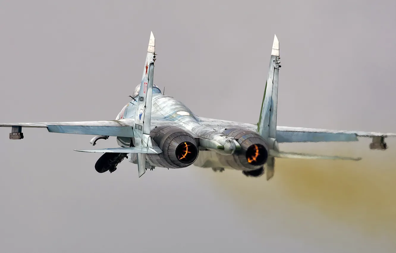 Фото обои ОКБ Сухого, Су-27СМ, ВКС России, российский многоцелевой всепогодный истребитель